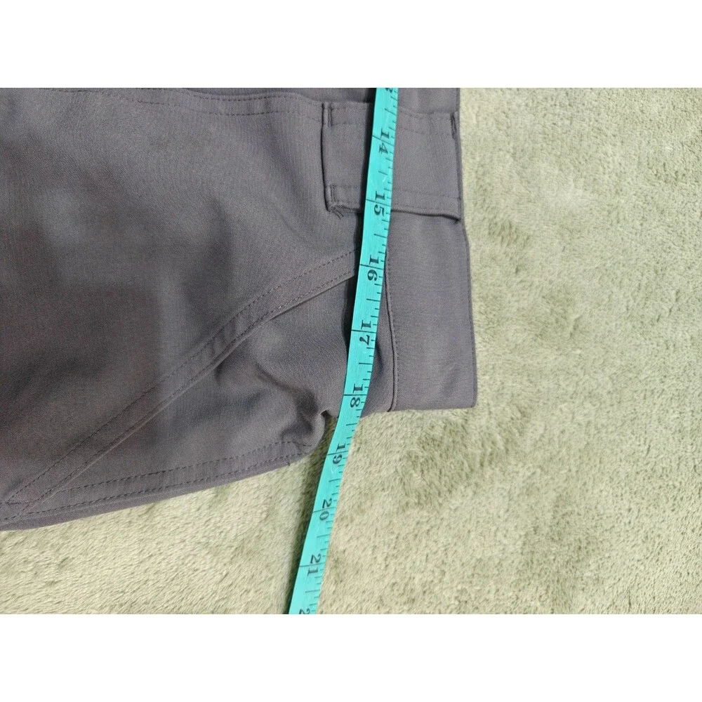 World Wide Sportsman Men 40 Fishing Shorts Gray Cargo Performance Polyester Bang